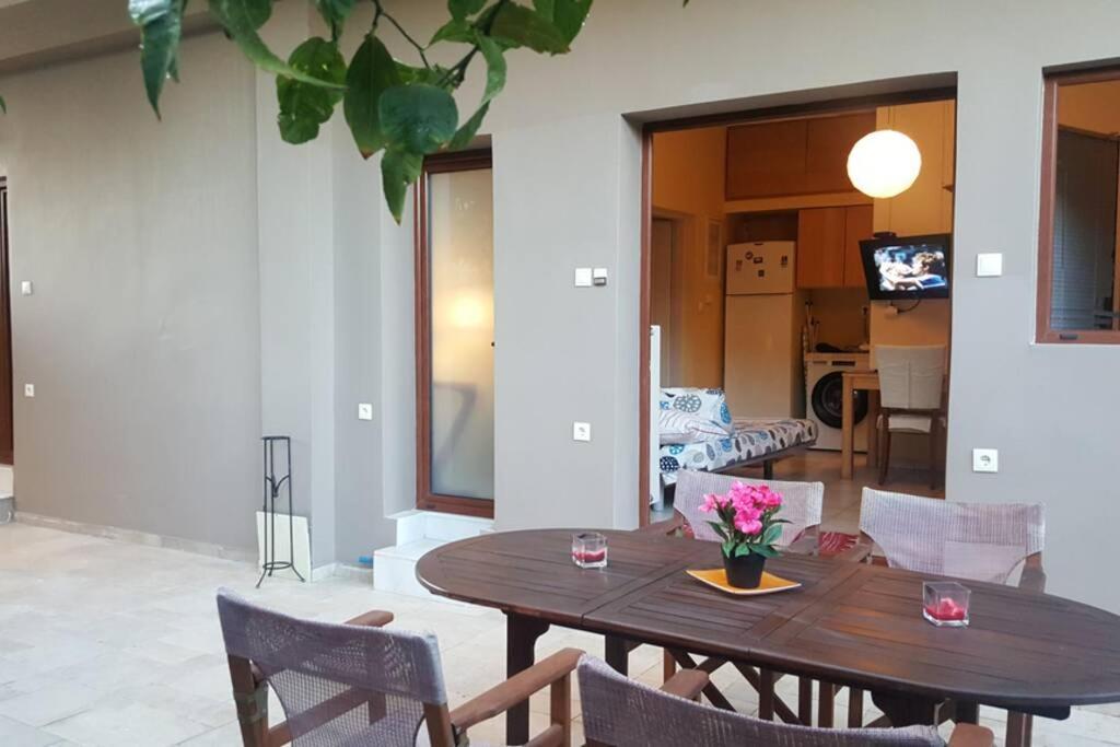 Ferienwohnung Quite House With Garden And Barbecue Athen Exterior foto