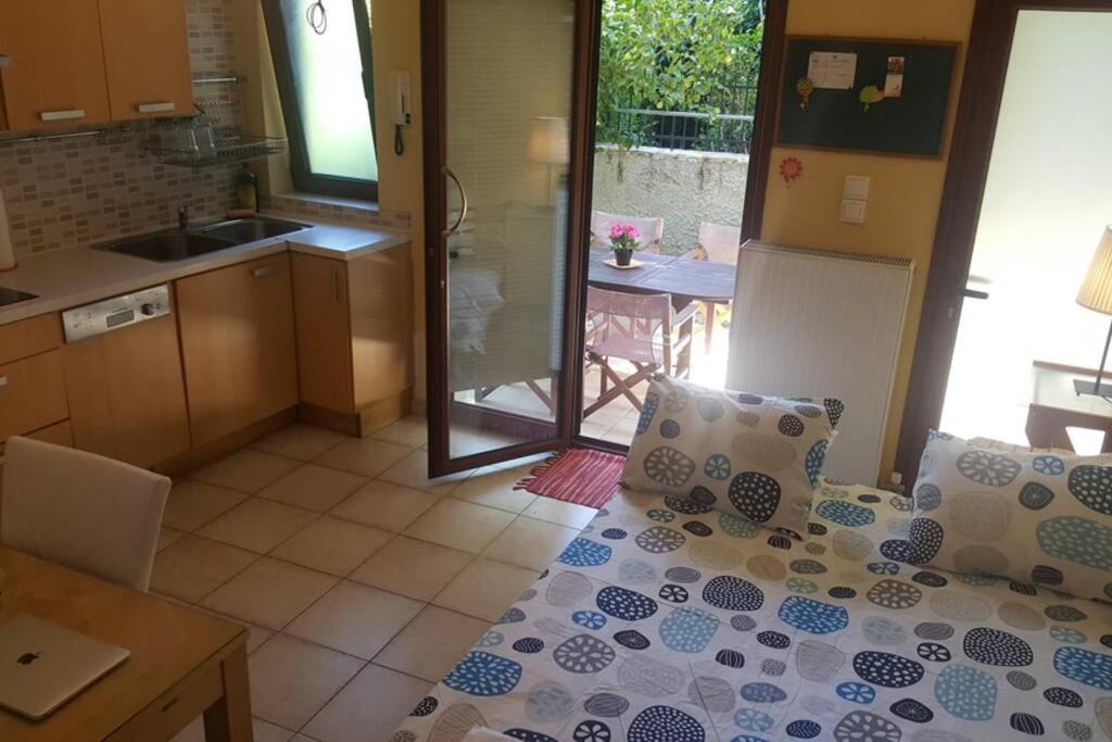 Ferienwohnung Quite House With Garden And Barbecue Athen Exterior foto